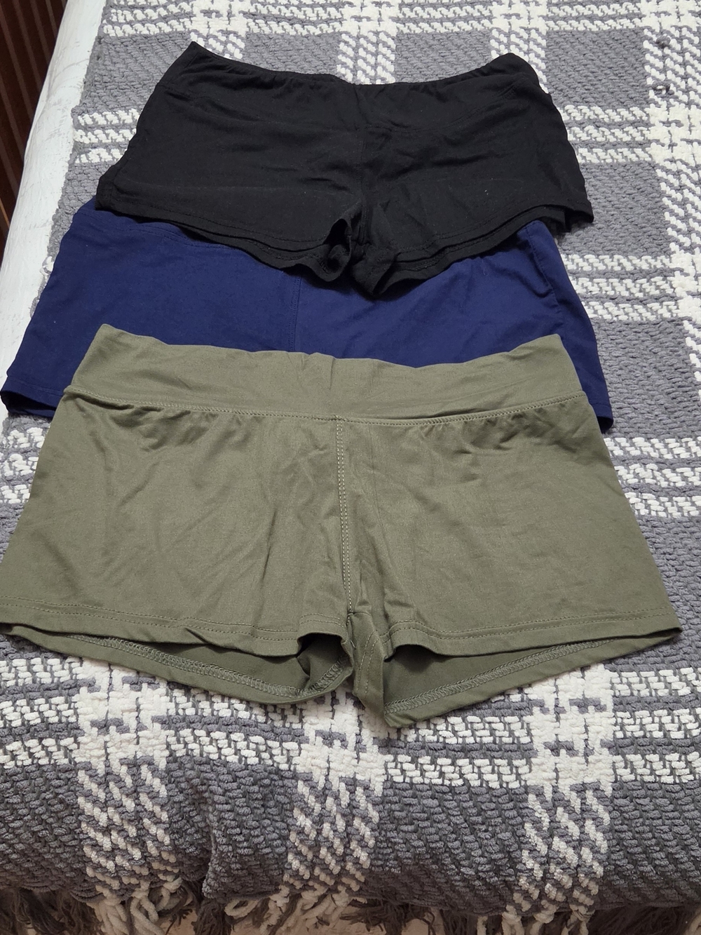 Women’s Stretch Boyshorts - Black, Navy, Olive